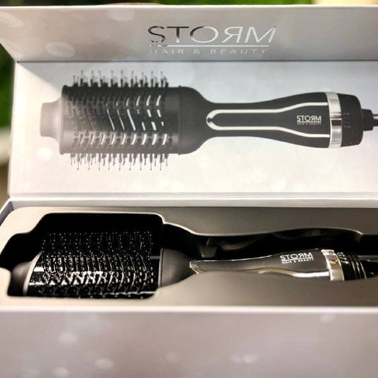 🌟 فرشاة تصفيف الشعر Storm Hair and Beauty – 3 إنش لتجفيف وتكثيف الشعر