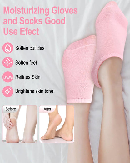 Moisturizing Spa Gel Socks | جوارب الجل المرطبة