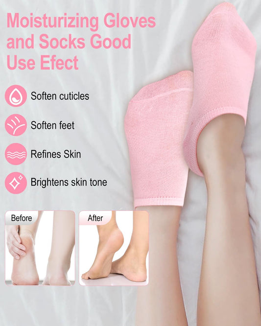 Moisturizing Spa Gel Socks | جوارب الجل المرطبة