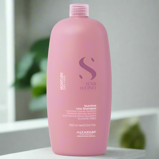 شامبو ALFAPARF MILANO Semi Di Lino Moisture Nutritive Sulfate 1000ml للترطيب